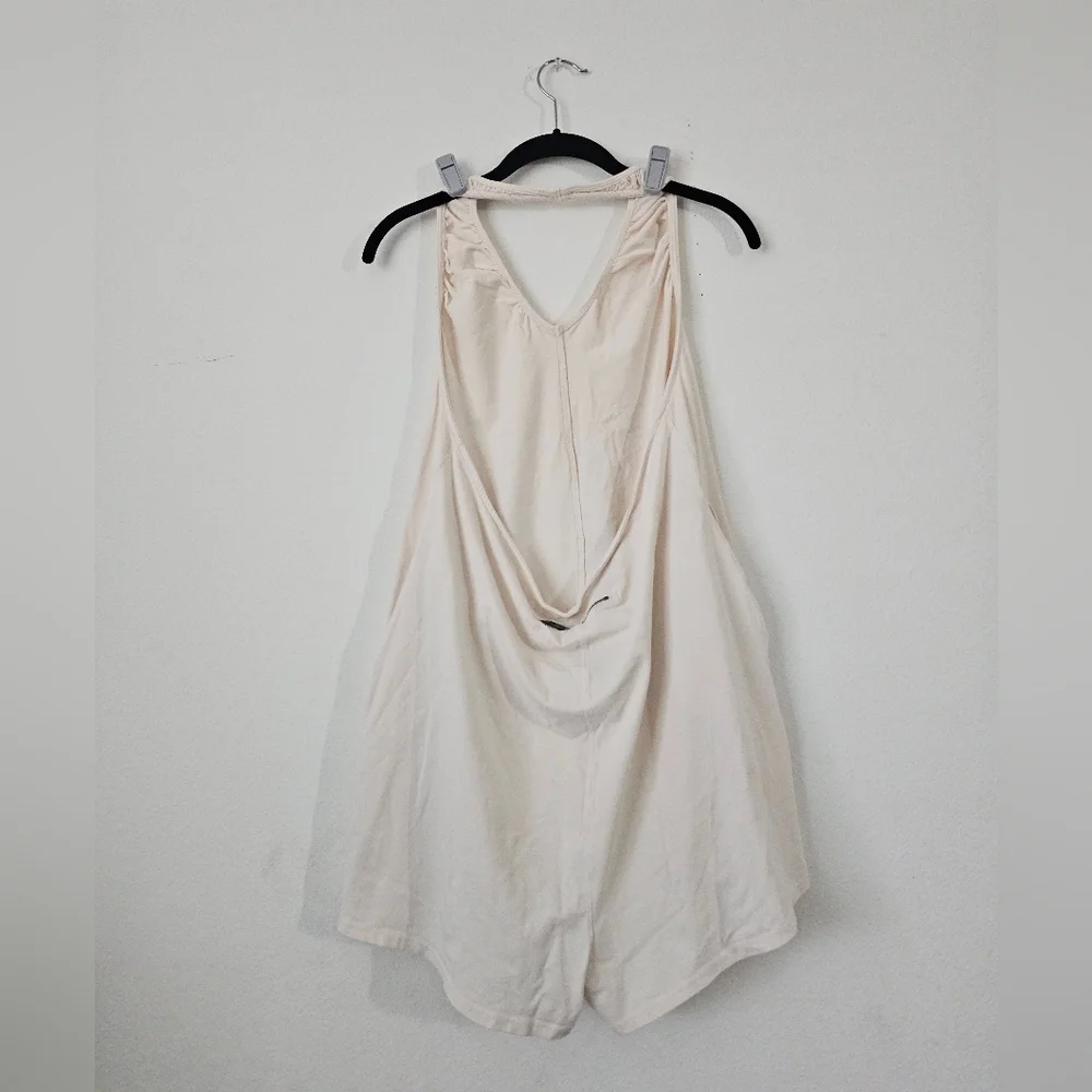 Free People Cream Halter Romper Coverall